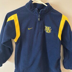 Marquette University Boys Quarter Zip Sweatshirt